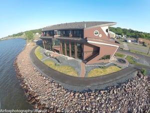 Blue Wave Aerial view 