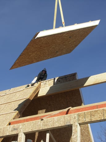 Enercept SIPs building system has many advantages over traditional construction methods.  Faster construction, lower labor costs, less job site waste, and lower energy costs throughout the life of your home.