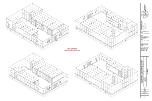 3d SIP panel drawings