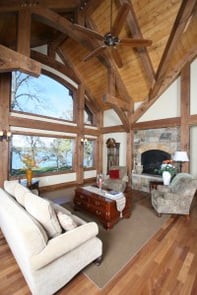 timber family room
