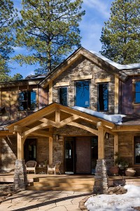timber frame entry