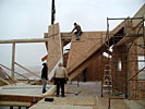 log home sip roof