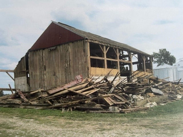 Old Destroyed Barn