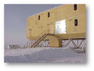 Enercept SIPs at the south pole building