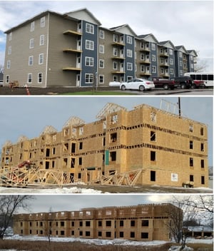 Multi-family devils lake apartment