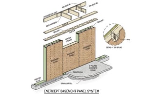 Enercept SIP basement details