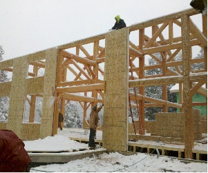 sips and timber frame walls