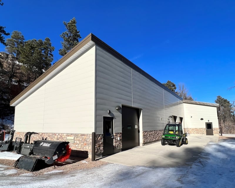 DC Booth Fish Hatchery storage building